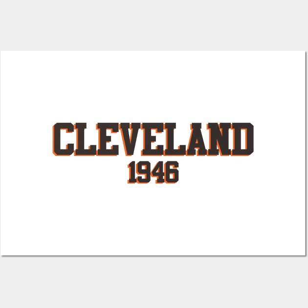 Cleveland 1946 Wall Art by GloopTrekker